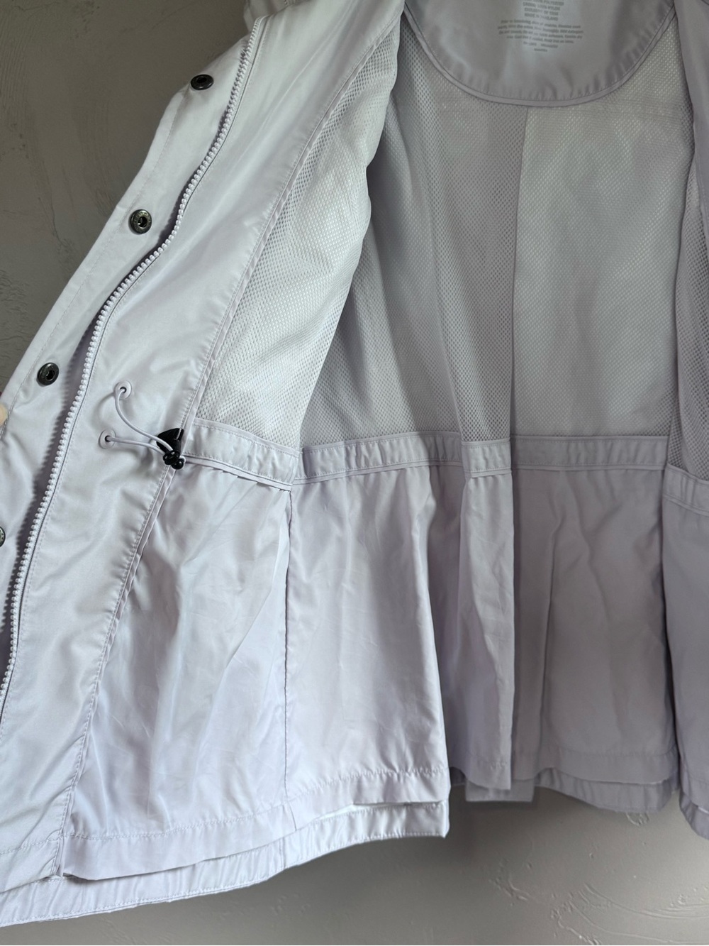 L.L.Bean Jacket Women’s M Regular Hooded Waterproof Lilac - Picture 7 of 14